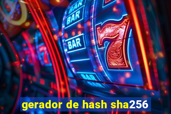 gerador de hash sha256